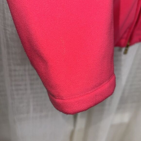 Lilly Pulitzer L Pink Grace Fleece Faux Fur Lined Cozy Soft Full Zip Jacket - Picture 7 of 16